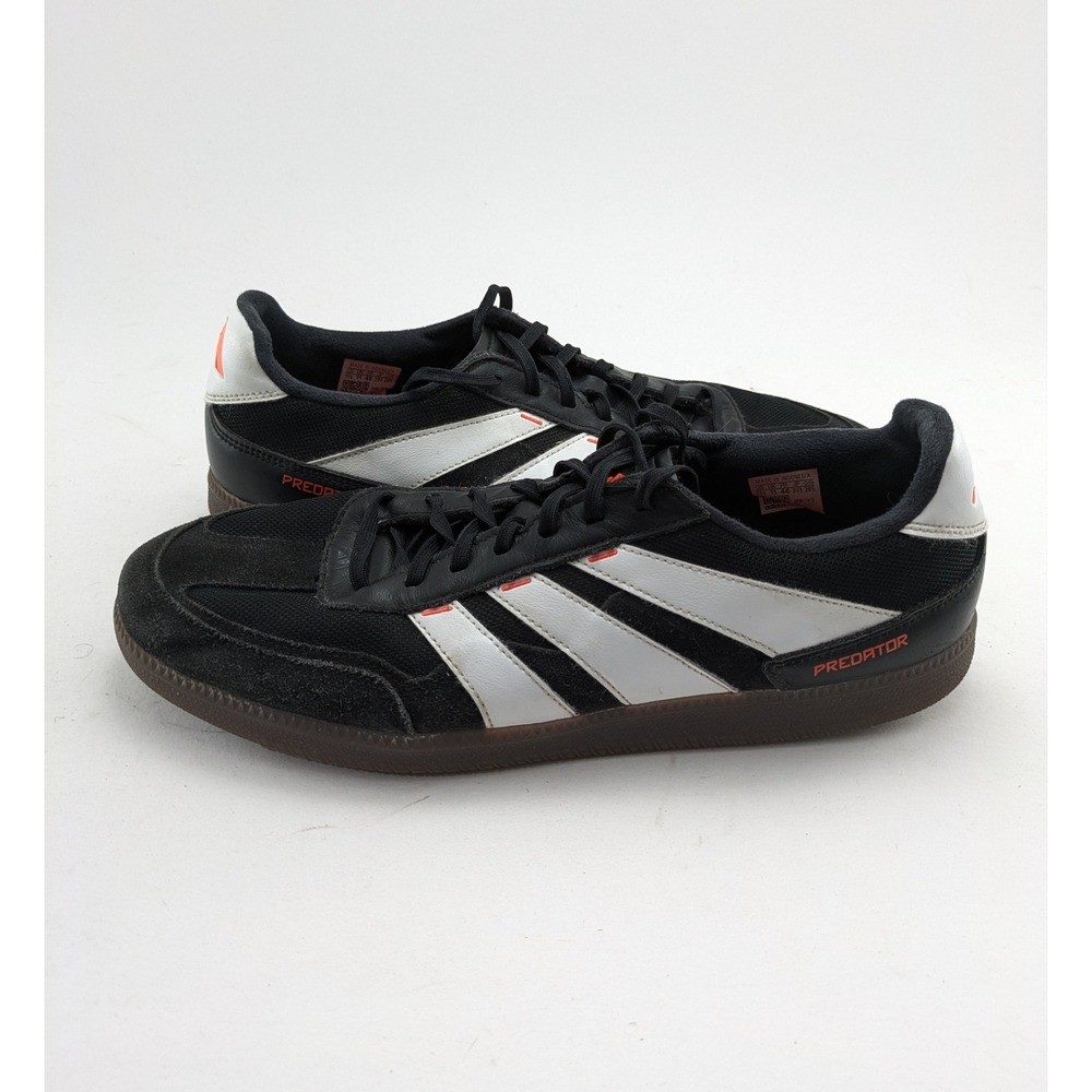 Mens Adidas Predator 24 Freestyle Black White Gum Soccer Shoes IF1025 Size 11.5